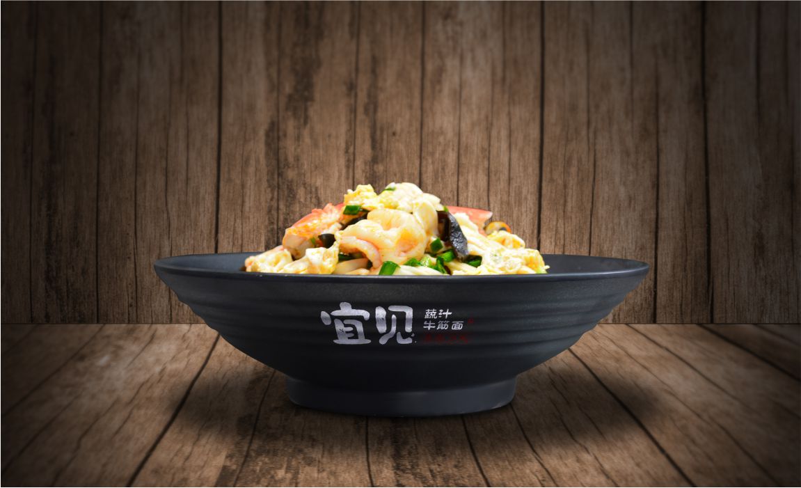 宜见牛筋面VI设计_餐具设计 宜见牛筋面VI设计_餐具设计