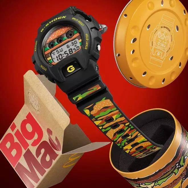 麦当劳与G-SHOCK推出新款手表