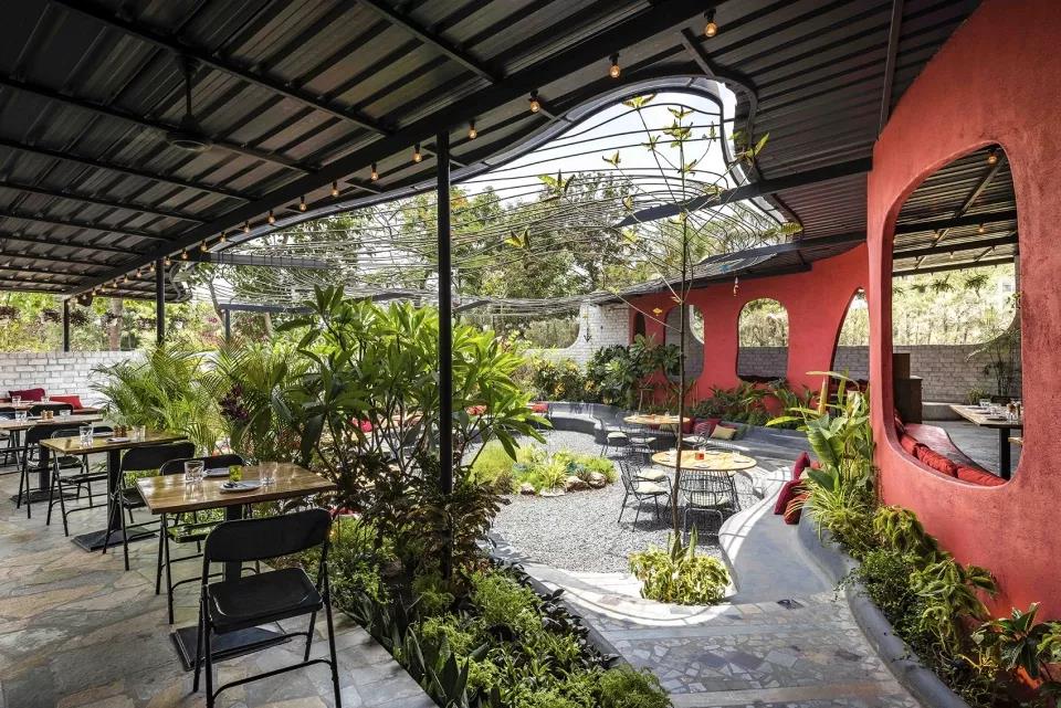 花园餐厅就餐区设计