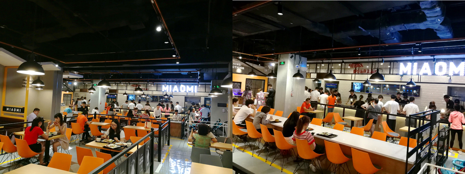 东莞快餐连锁餐饮品牌妙米餐厅空间布局 东莞快餐连锁餐饮品牌妙米餐厅空间布局