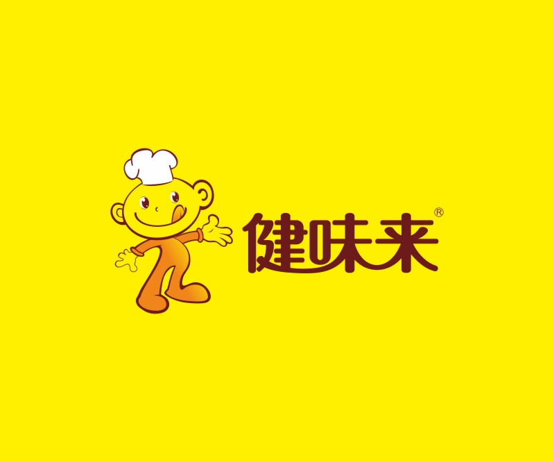 充满童趣的健味来LOGO设计